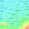 Mapa topográfico Kedungwuni, altitud, relieve