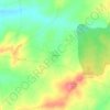 Mapa topográfico Escuadro, altitud, relieve