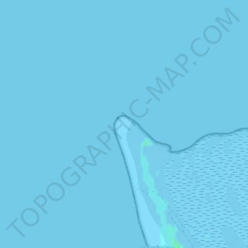 Mapa topográfico Punta de la Banya, altitud, relieve