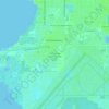 Mapa topográfico Port Tampa Communities, altitud, relieve