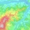 Mapa topográfico Specchio, altitud, relieve