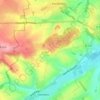 Mapa topográfico Upen d'Aval, altitud, relieve