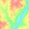 Mapa topográfico Gorgoço, altitud, relieve