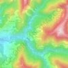 Mapa topográfico Maggiolo, altitud, relieve
