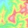 Mapa topográfico El Naranjo, altitud, relieve