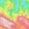 Mapa topográfico Póvoa das Leiras, altitud, relieve