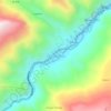 Mapa topográfico Chacapampa, altitud, relieve