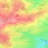 Mapa topográfico Bourzeau d'en Haut, altitud, relieve
