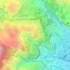 Mapa topográfico Pikchu, altitud, relieve