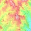 Mapa topográfico La Demi-Lune, altitud, relieve