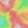 Mapa topográfico Tres de Junio, altitud, relieve