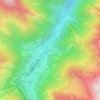 Mapa topográfico Cancéru, altitud, relieve