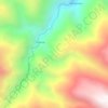Mapa topográfico Provincia de Huanta, altitud, relieve