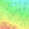 Mapa topográfico Corlo, altitud, relieve