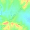 Mapa topográfico Eriales, altitud, relieve
