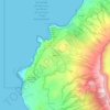 Mapa topográfico Várzea, altitud, relieve