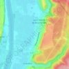 Mapa topográfico Le Brécy, altitud, relieve