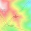 Mapa topográfico Cerro Arenales, altitud, relieve
