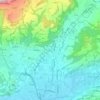 Mapa topográfico Foen, altitud, relieve