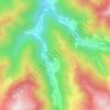Mapa topográfico La Ruse d'En Haut, altitud, relieve