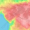 Mapa topográfico Croas Golou, altitud, relieve