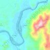 Mapa topográfico La Vijita, altitud, relieve