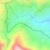 Mapa topográfico La Perdida, altitud, relieve