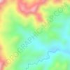 Mapa topográfico Buena Vista, altitud, relieve