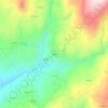 Mapa topográfico Vilela, altitud, relieve