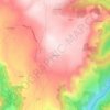 Mapa topográfico Recoules, altitud, relieve