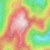Mapa topográfico Ballon d'Alsace, altitud, relieve
