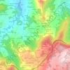 Mapa topográfico O Igrexario, altitud, relieve