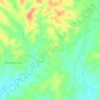 Mapa topográfico Balong, altitud, relieve