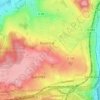 Mapa topográfico Résidence de la Lisière du Golf, altitud, relieve