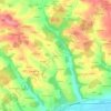 Mapa topográfico Ferlin, altitud, relieve