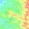 Mapa topográfico A Lamothe, altitud, relieve