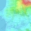 Mapa topográfico Grolos, altitud, relieve