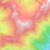 Mapa topográfico Cime de la Valette de Prals, altitud, relieve