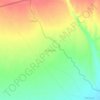 Mapa topográfico Rosasani, altitud, relieve