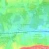 Mapa topográfico East Grimstead, altitud, relieve