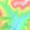 Mapa topográfico La Ezperanza, altitud, relieve