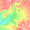 Mapa topográfico La Becerrera, altitud, relieve