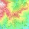 Mapa topográfico Poiso, altitud, relieve