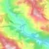 Mapa topográfico Noales, altitud, relieve