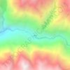 Mapa topográfico Secsi, altitud, relieve