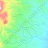 Mapa topográfico Windusari, altitud, relieve