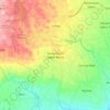 Mapa topográfico Kecamatan Sakra Barat, altitud, relieve
