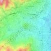 Mapa topográfico Turó de la Peira, altitud, relieve