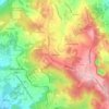 Mapa topográfico Albarrada, altitud, relieve