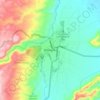 Mapa topográfico Mariquita, altitud, relieve